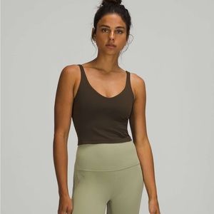 Lululemon Align Tank (Sports Bra) - Dark Olive Size 0 - EUC